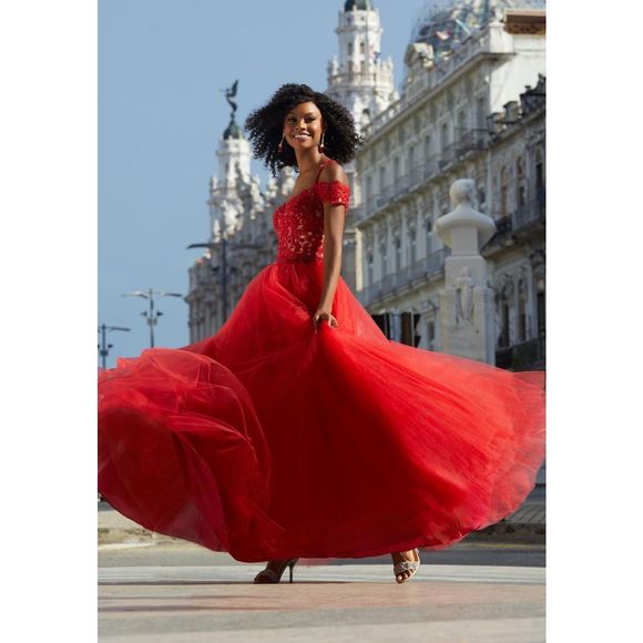Mori Lee Dresses Red Morilee Size 0 Ball Gown Dress Poshmark